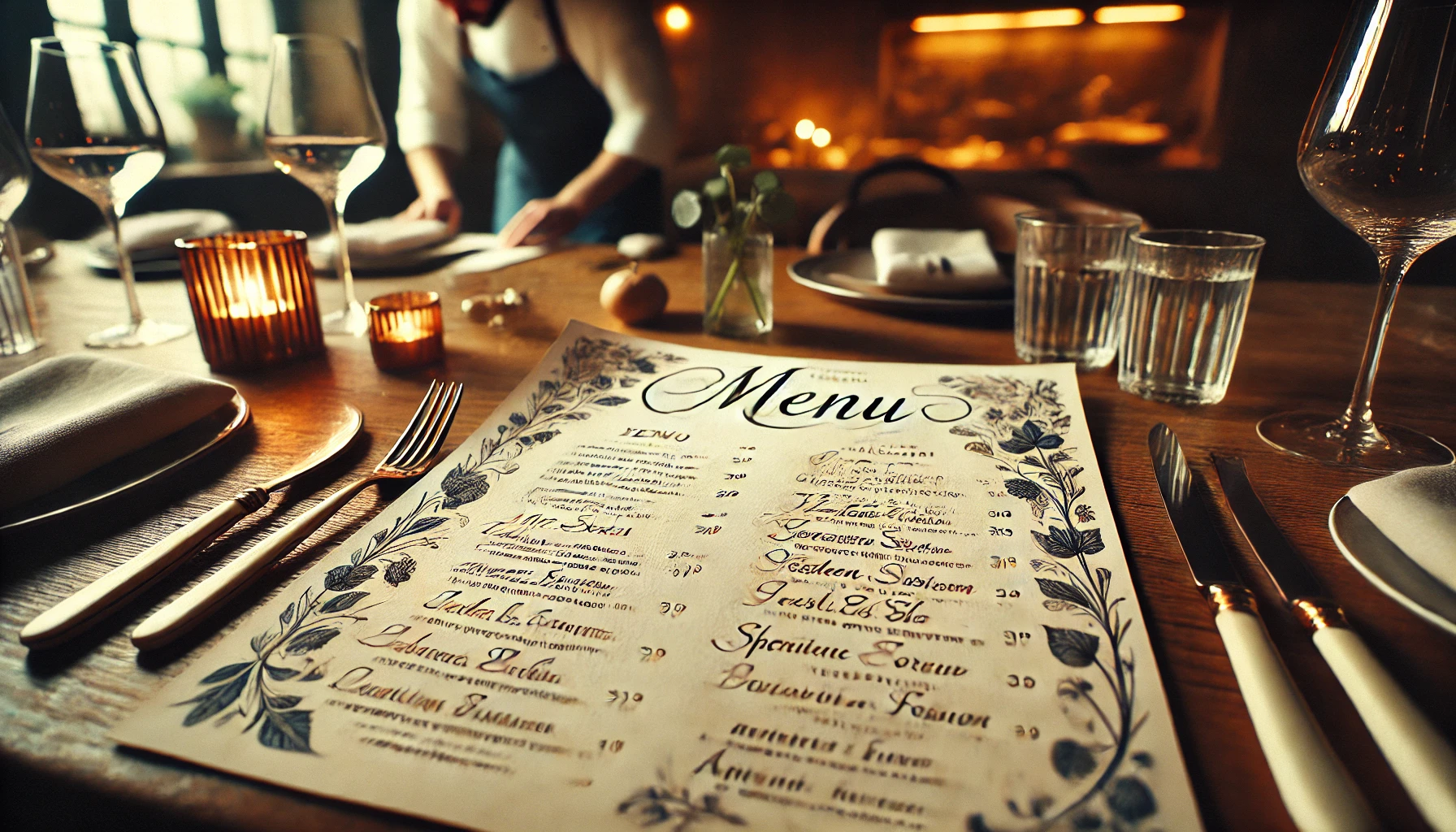 Customized Menus